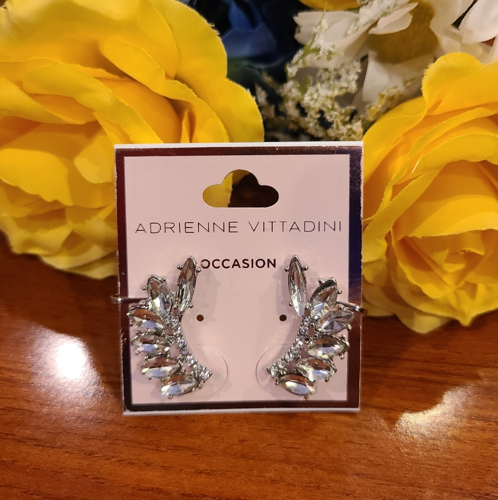 Adrienne Vittadini Rhinestone Earrings